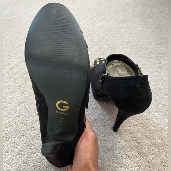 Studded Heeled Ankle Booties - Picture 6 of 6